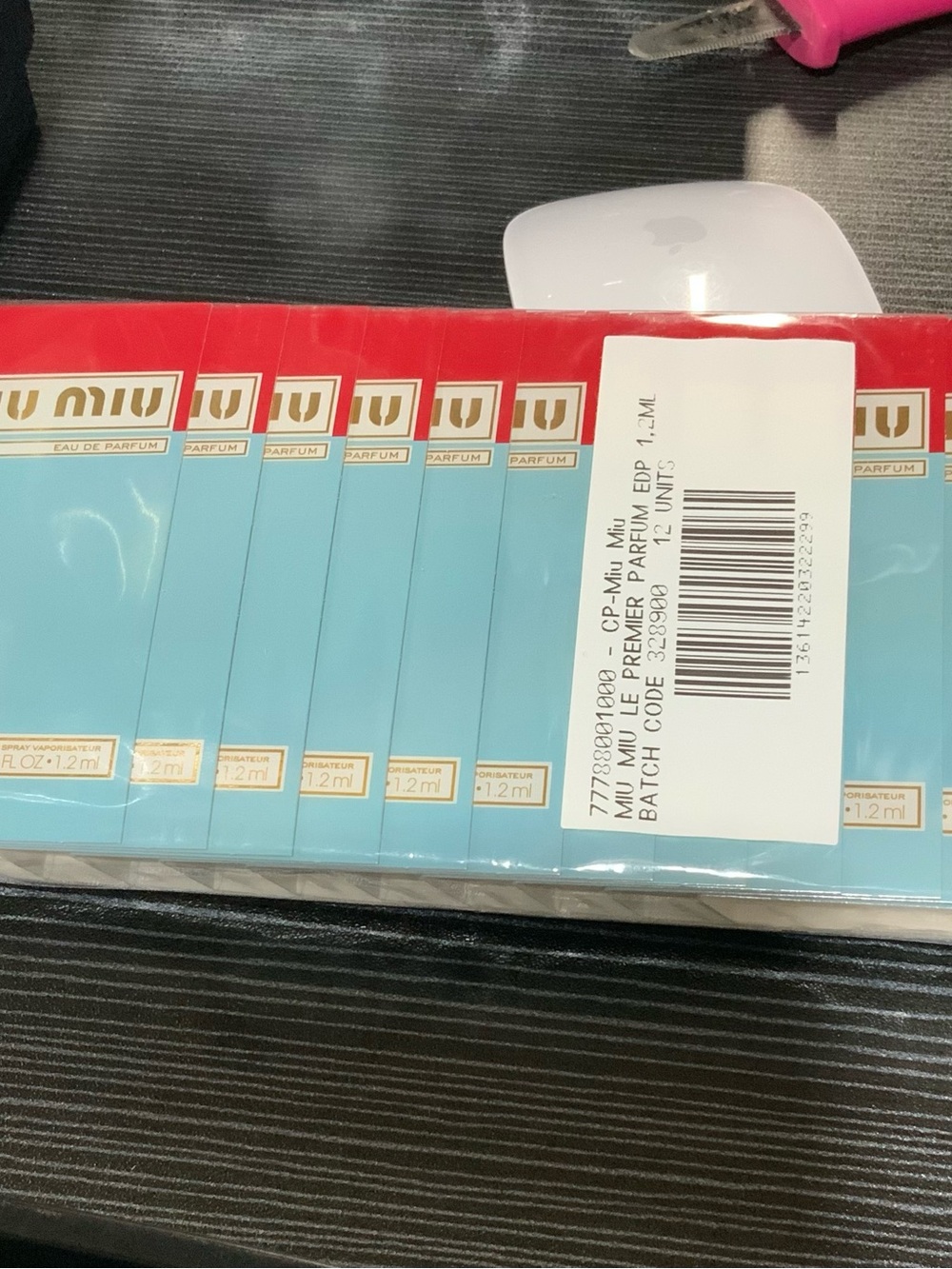MIU MIU EDP sleeve of vials 12 pack